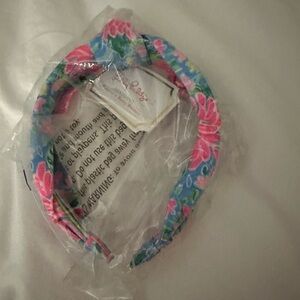 NWT LILLY PULITZER HEADBAND FEATURED IN BUNNY BUSINESS 1" WIDE